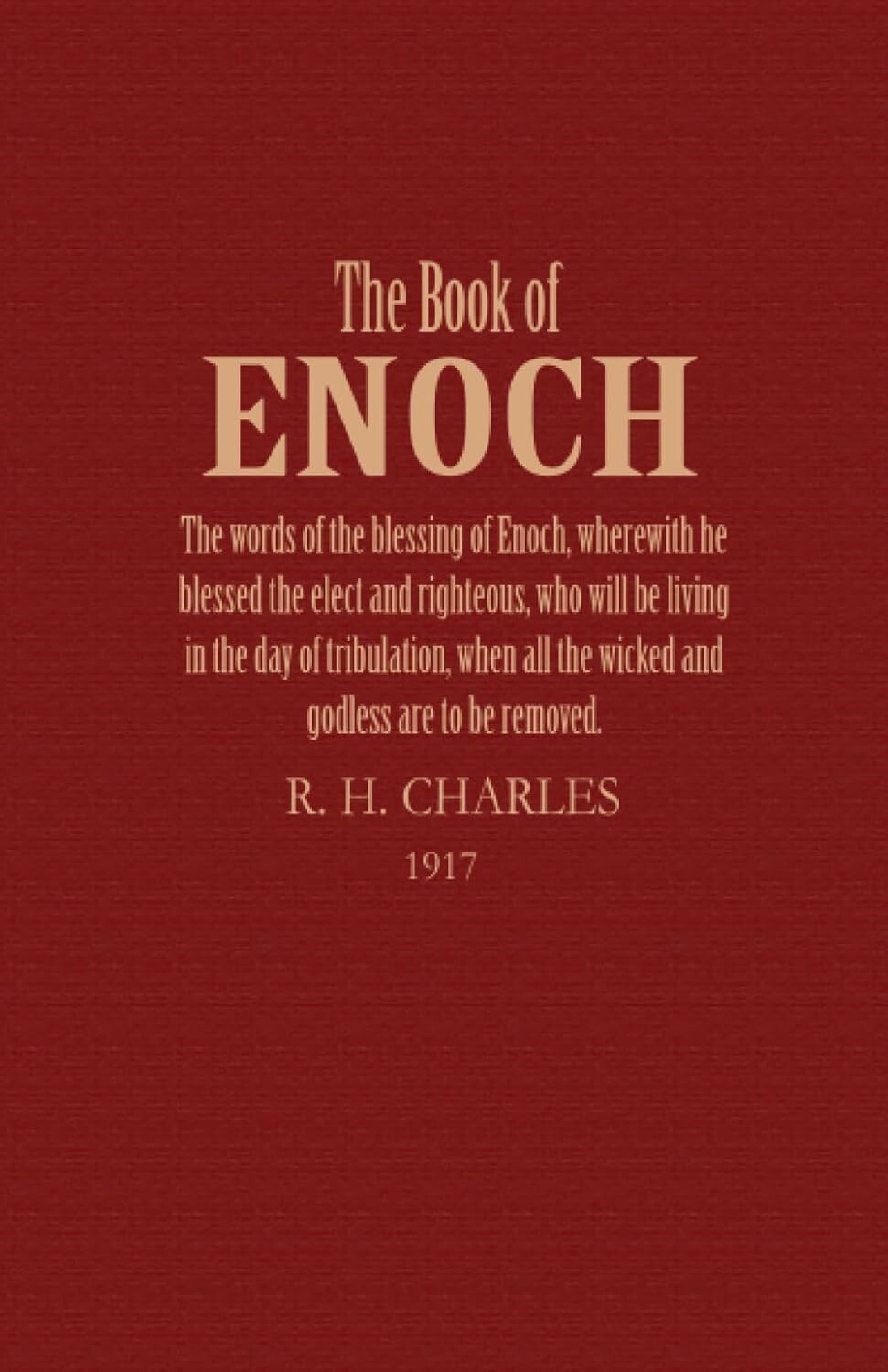The Book of Enoch by R. H. Charles