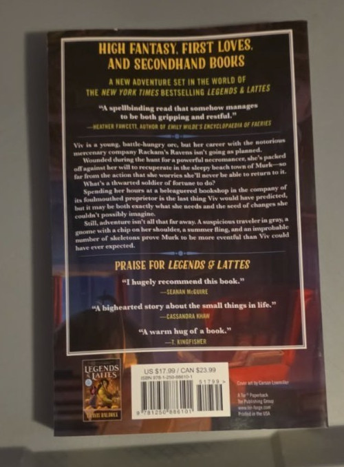 Legends & Lattes and Bookshops & Bonedust by Travis Baldree Trade PB DAMAGED