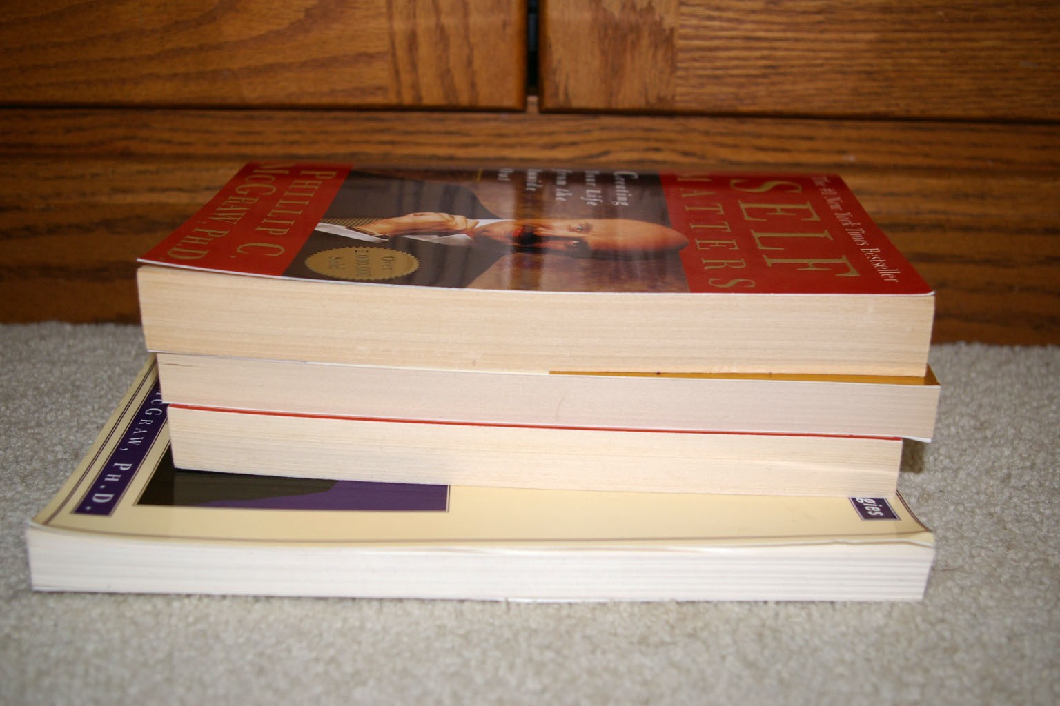 Lot 4 Phil McGraw Self Help Books & Workbooks Life Strategies & Self Matters EUC