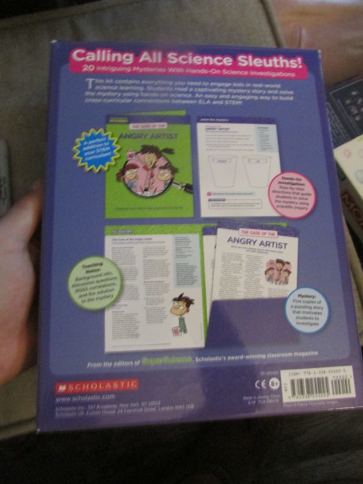 Scholastic SuperScience Mysteries Kit 20 Whodunit Homeschool Teaching grades 3-6