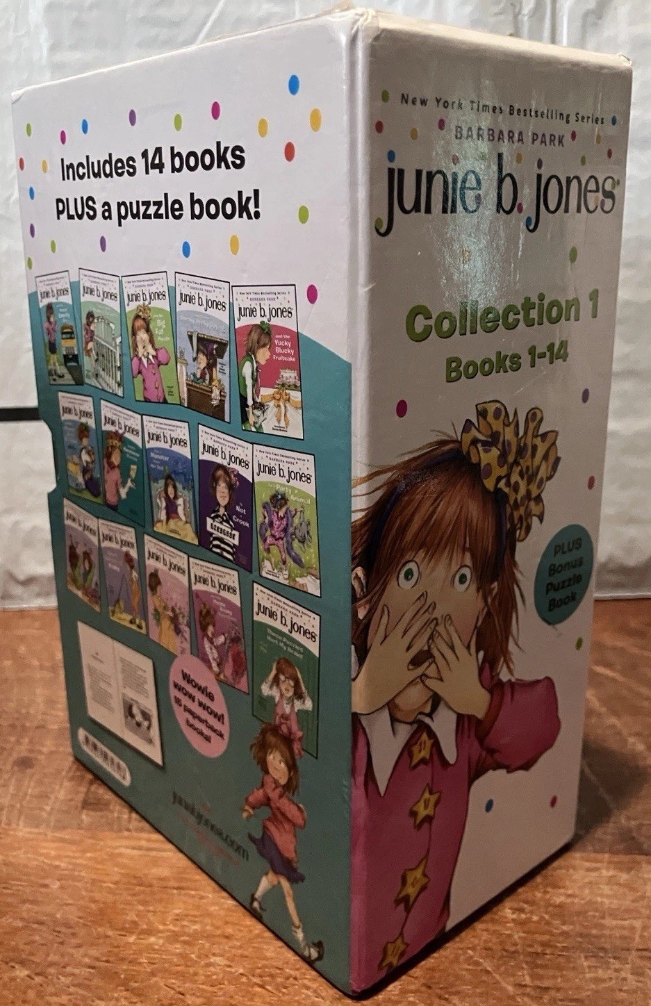 👧 JUNIE B. JONES Puzzle BOX SET CHAPTER BOOKS #1-14 BY BARBARA PARK AGES 6-9