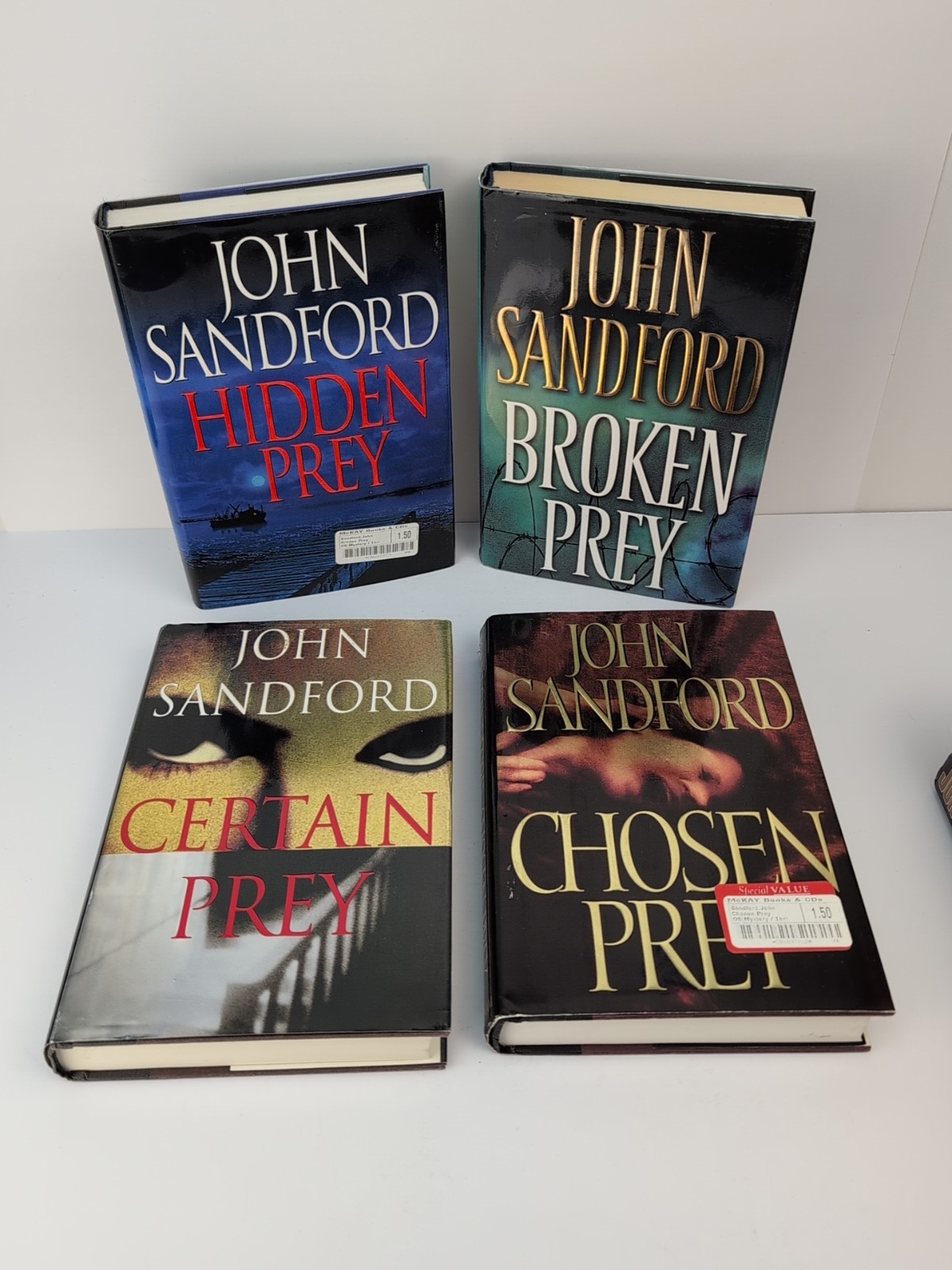 SIGNED* John Sandford 10 HC Book Lot Prey Series 1st Edition/Printings HC/DJ
