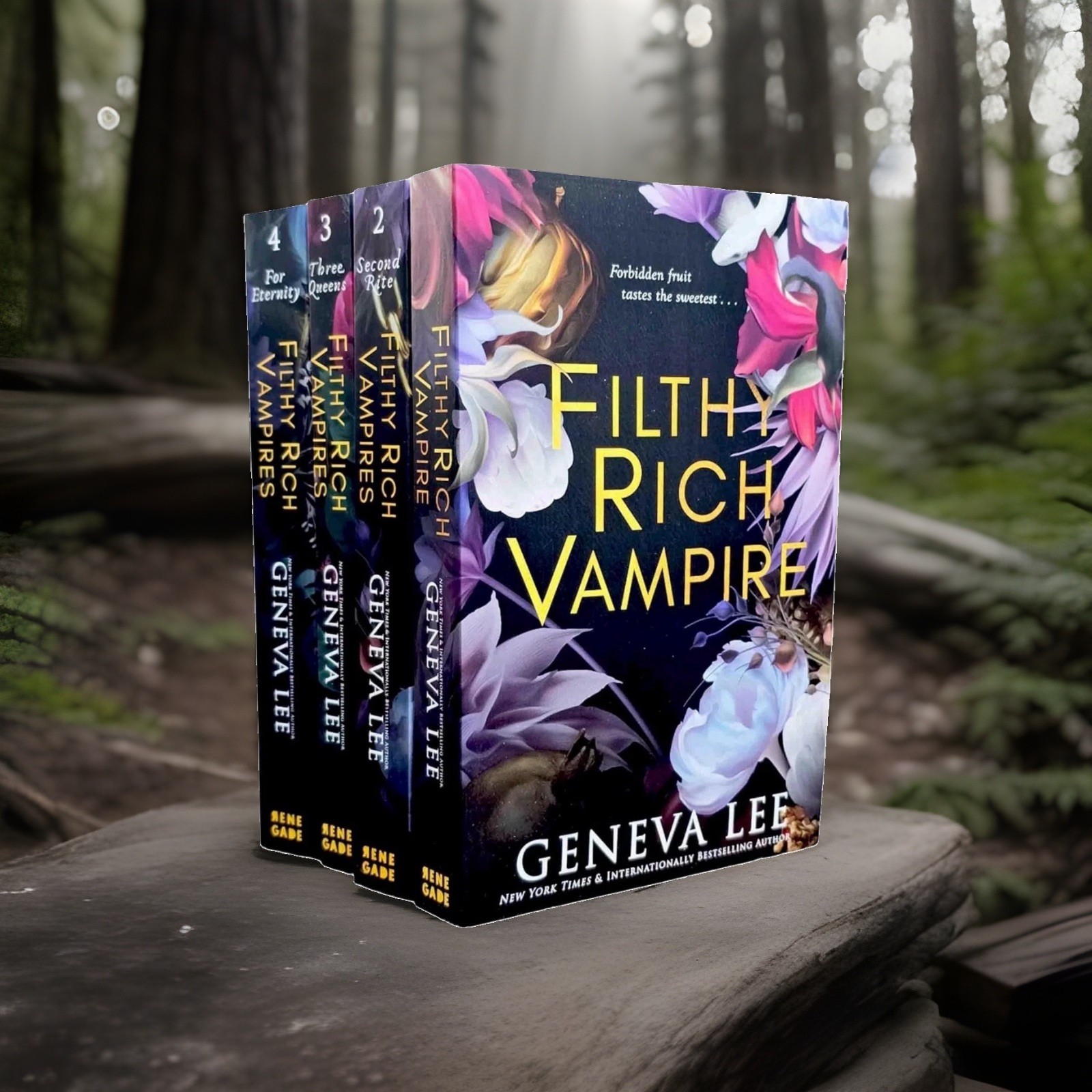 Filthy Rich Vampires 4 Book Collection Set by Geneva Lee Paperback Paranormal Ro