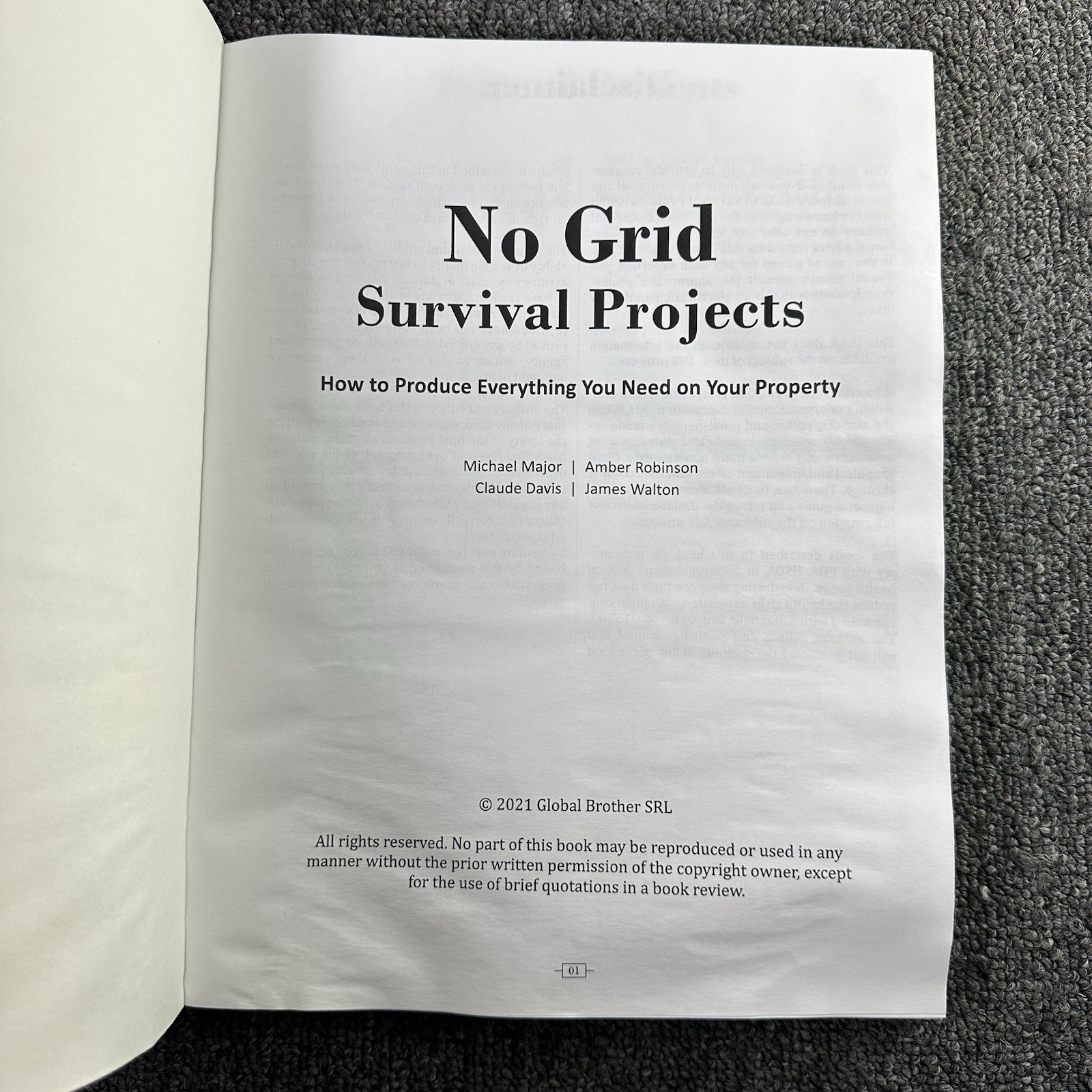 NO GRID Survival Projects How to Produce Everything You Need on Your Property