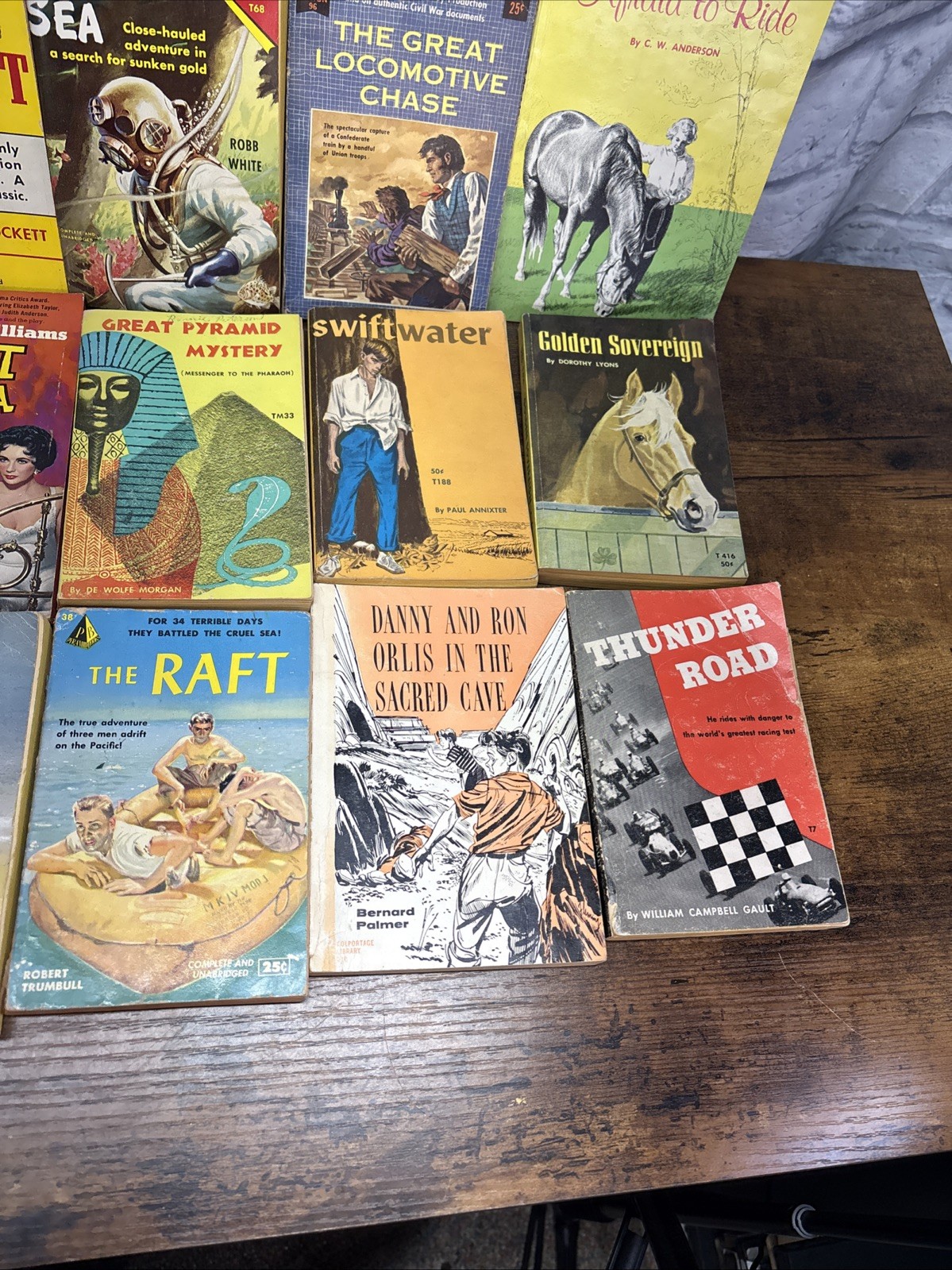 Vintage Paperback Book Lot Of 20 1950s-70s Western Adventure Mystery Classics