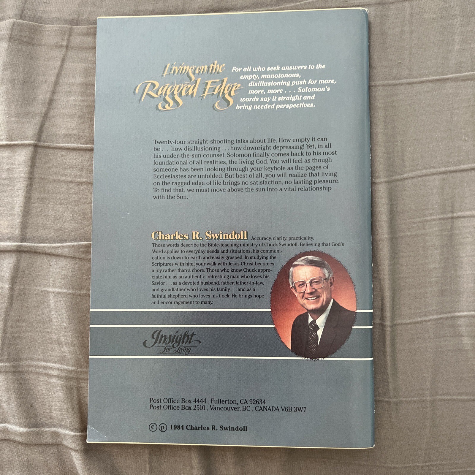 Charles Swindoll Bible Study Guides Koinonia Old Testament Characters & Solomon