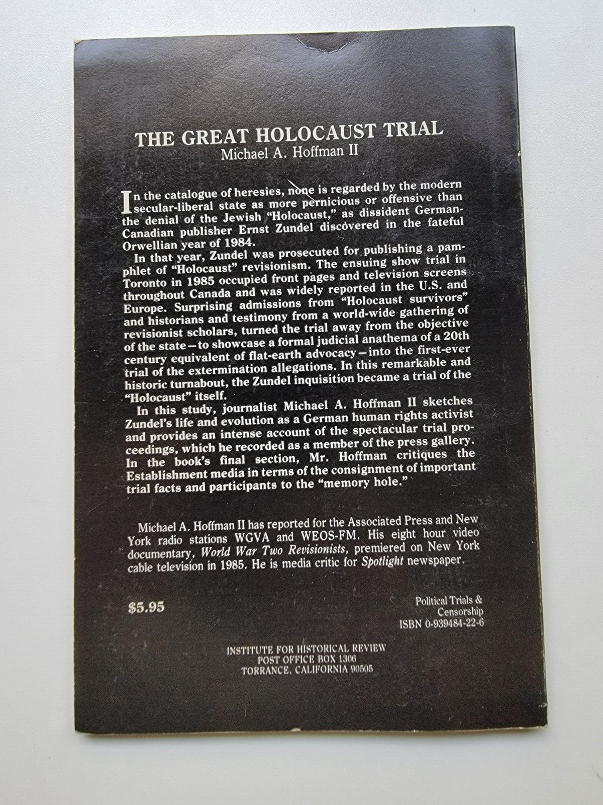 The Great Holocaust Trial (Hoffman)