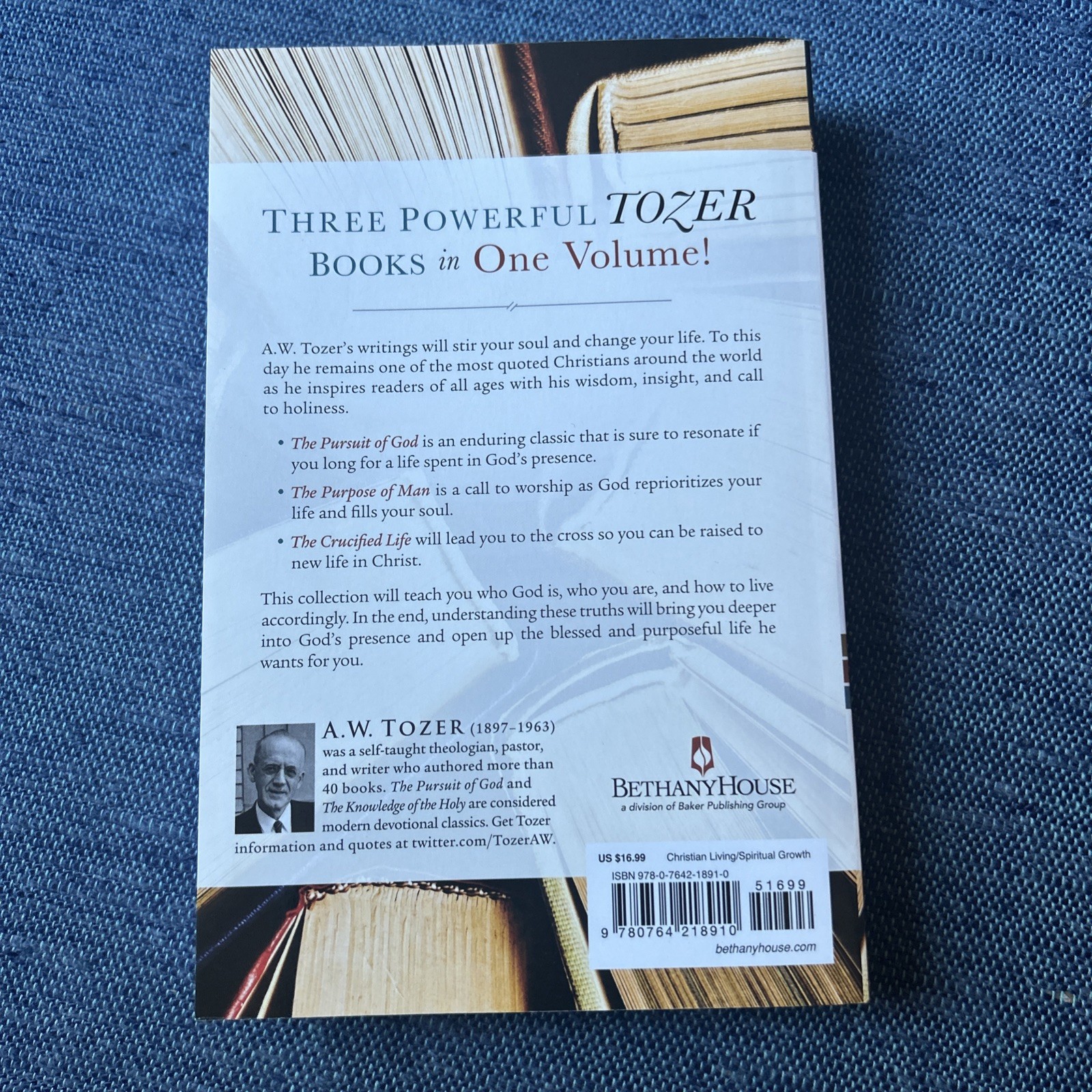 Essential Tozer Collection : The Pursuit of God +2 by A.W Tozer 2017, Paperback