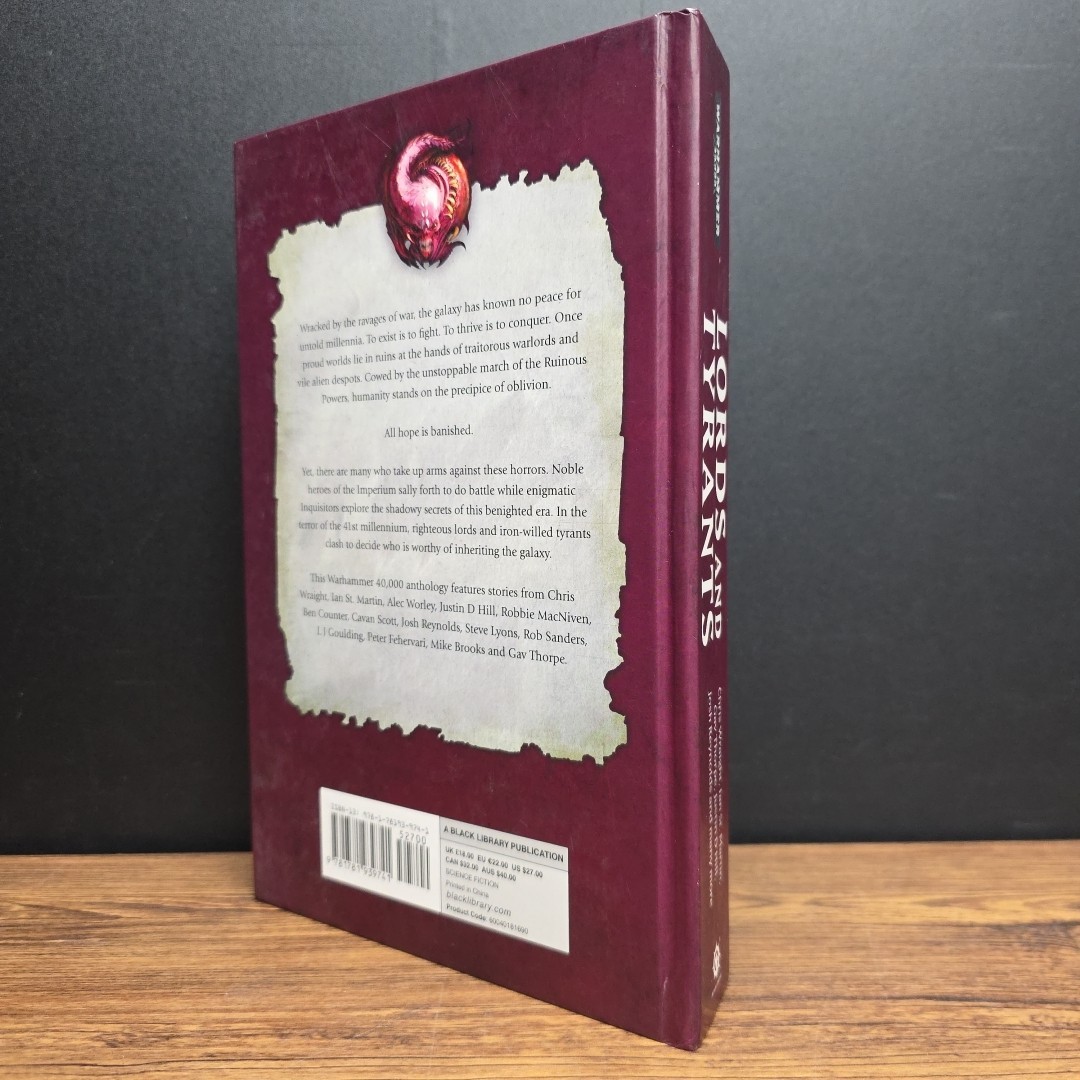 Warhammer 40k: Lords and Tyrants Anthology ~ Hardcover 2019