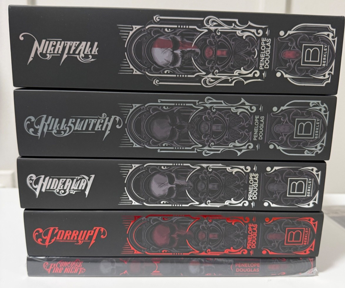 BFDC Devils Night Series by Penelope Douglas, 5 books + Overlays