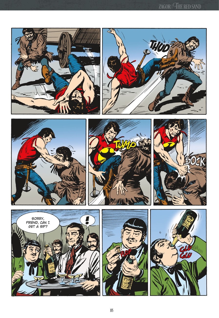 Zagor: The Red Sand (2016 Paperback), GN, Nolitta, Ferri, Rubini