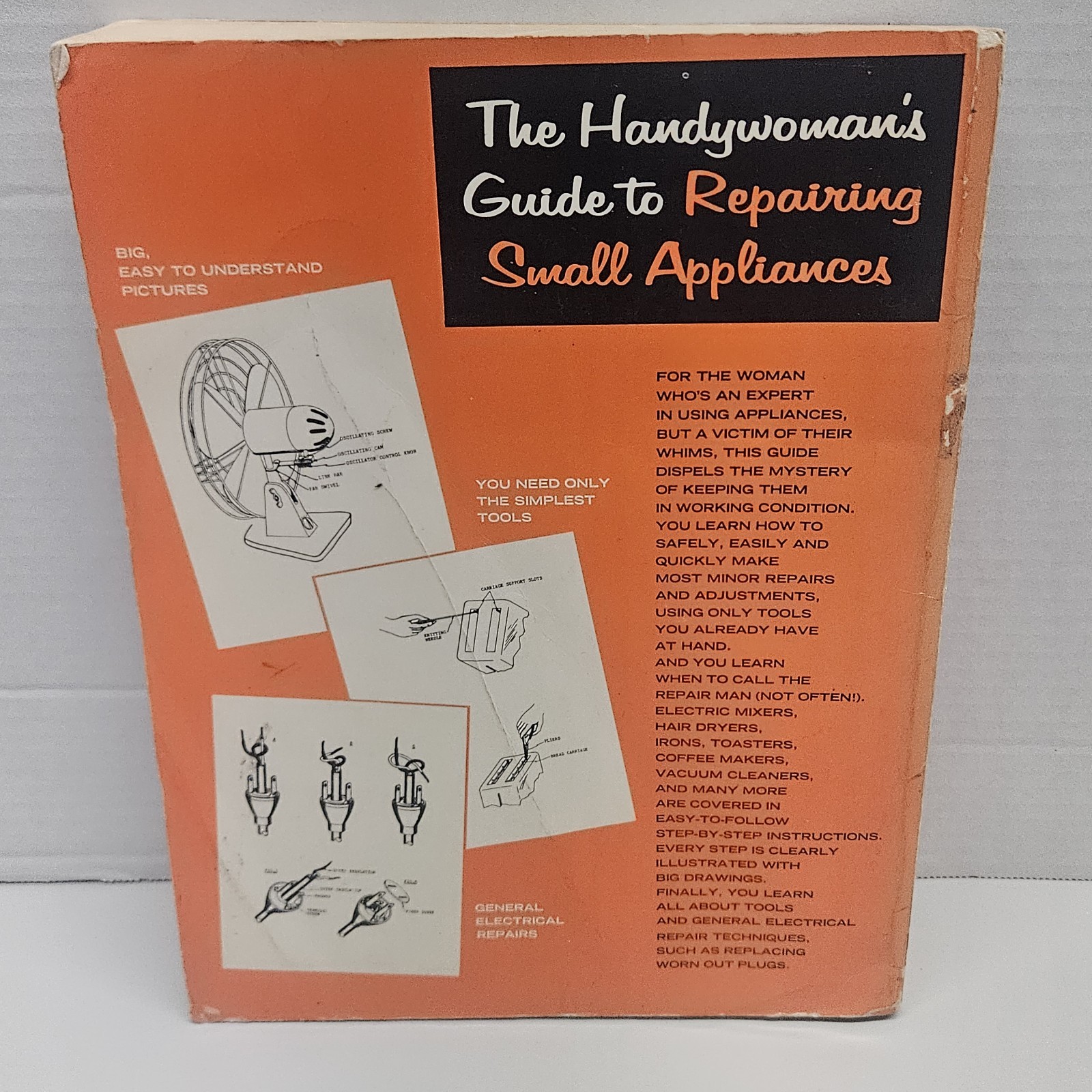 1973 The Handywoman’s Guide To Repairing Small Appliances Repair Book Vintage