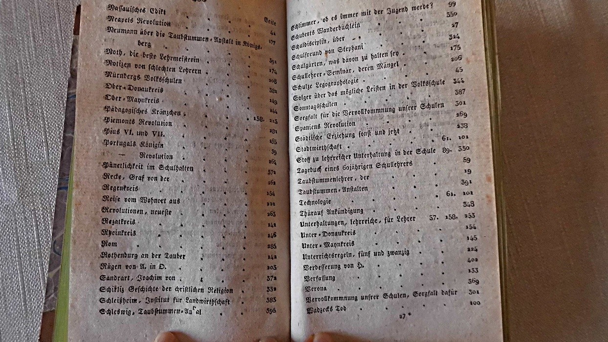 Allgemeine Zeitung für Deutschlands Volksschullehrer 7. Jg. 1823 Merz: