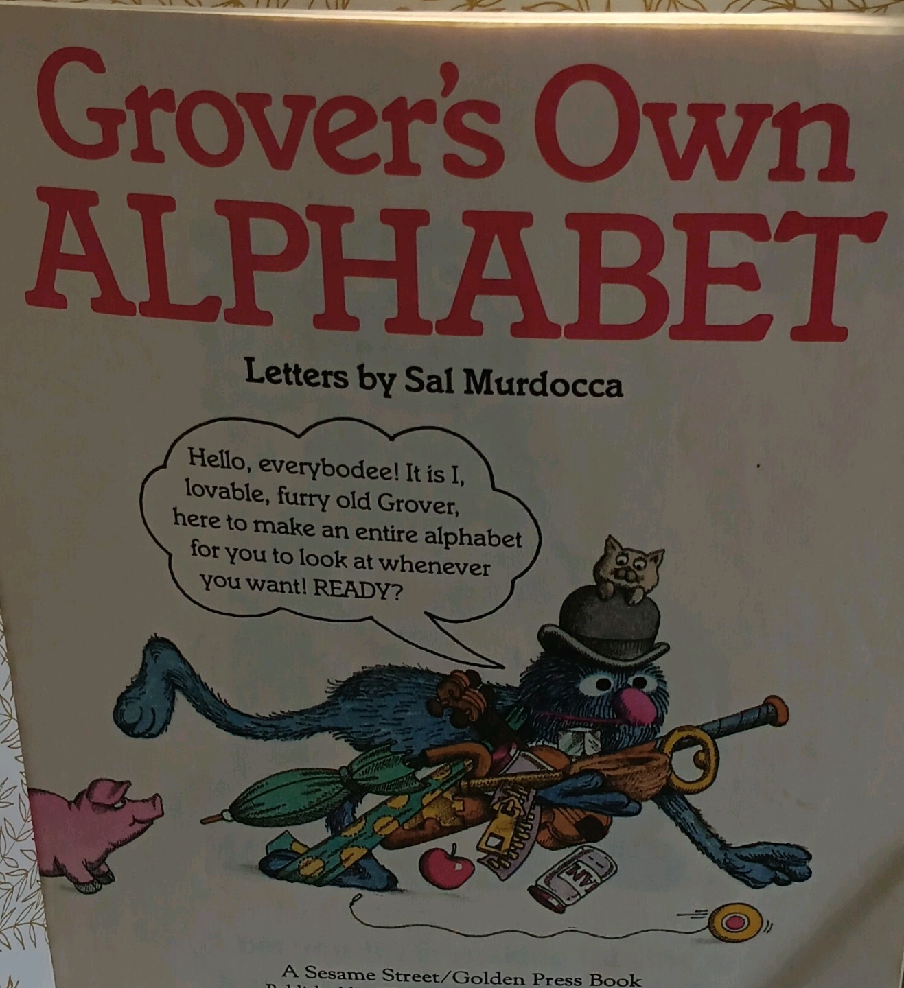 Golden Books Little Golden Books Lot 2 Hardcover Grover’s Alphabet/Jungle Book
