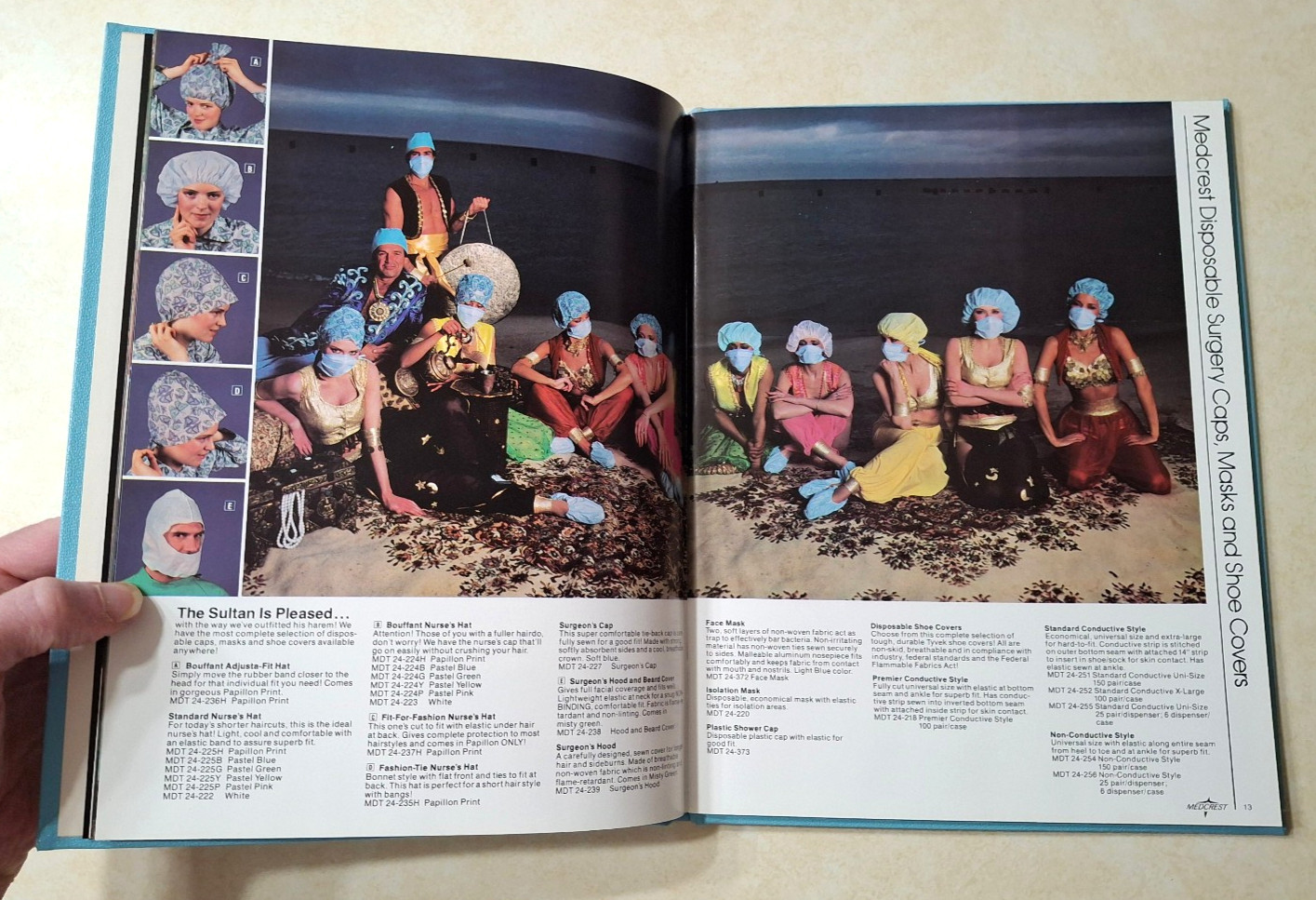 Vintage Medcrest Textiles Catalog Fashion 1970s 1979 Uniforms Nursing Medical HC