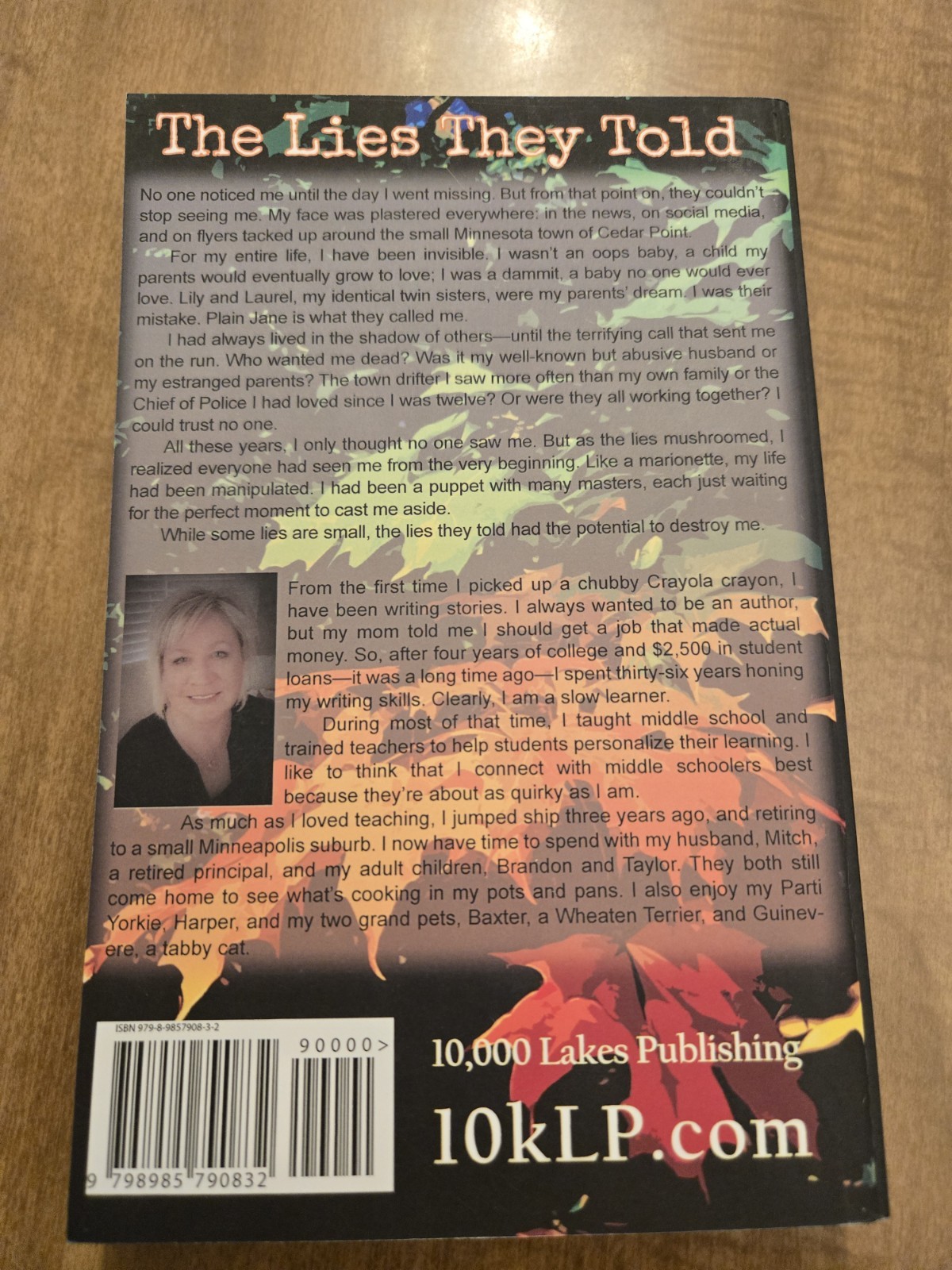 The Lies They Told by Mary Perrine Minnesota Mystery Signed By The Author PB