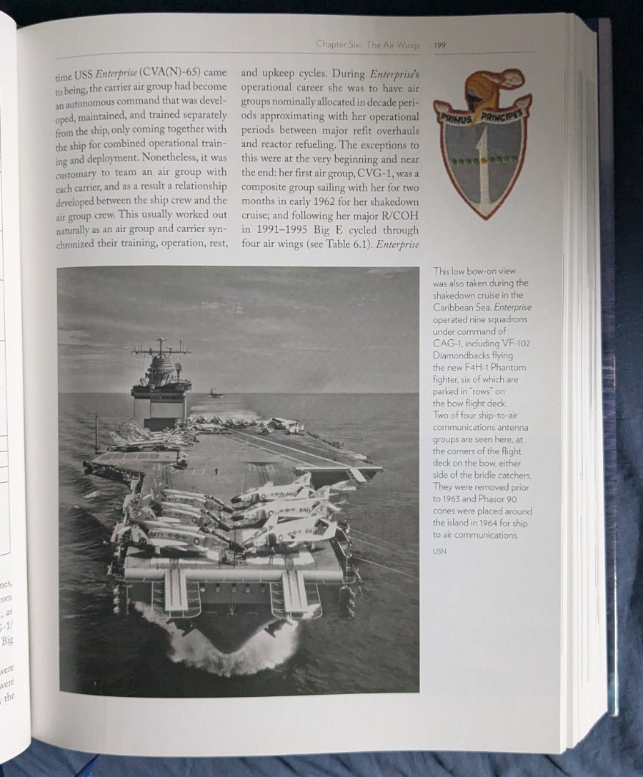 USS Enterprise CVA (N)/CVN-65 USN Aircraft Carrier Book by Dave McKay