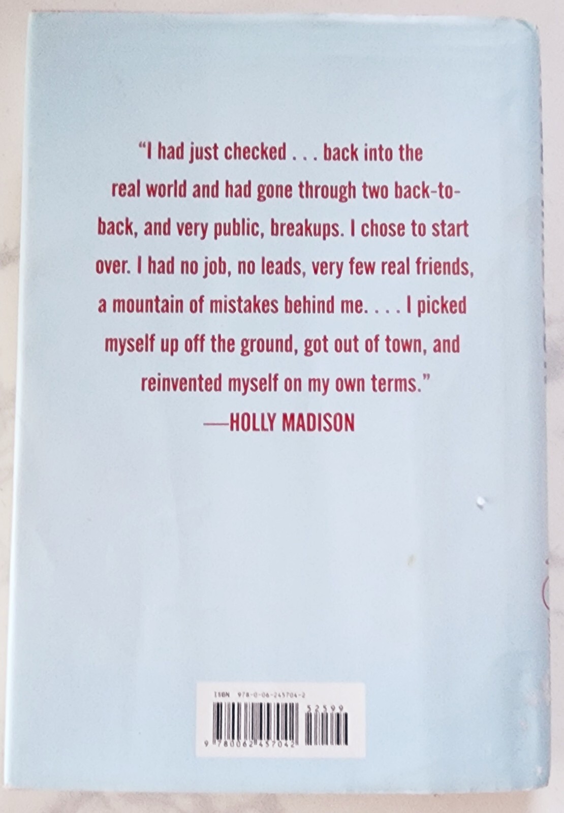 The Vegas Diaries Holly Madison Hardback/Dust Jacket Book 269 Pages