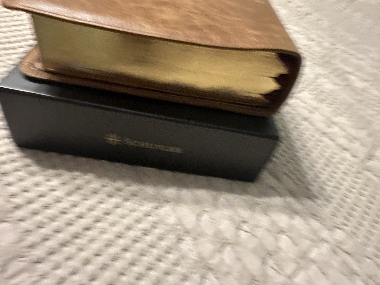 Schuyler ESV Stridon Bible – Desert Camel Calfskin Leather