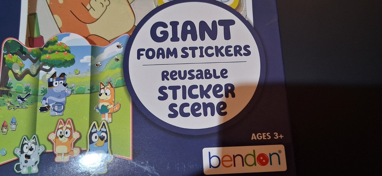 Disney Bluey StoryBook Giant Activity Pad Giant Foam Stickers Coloring Pages 3+