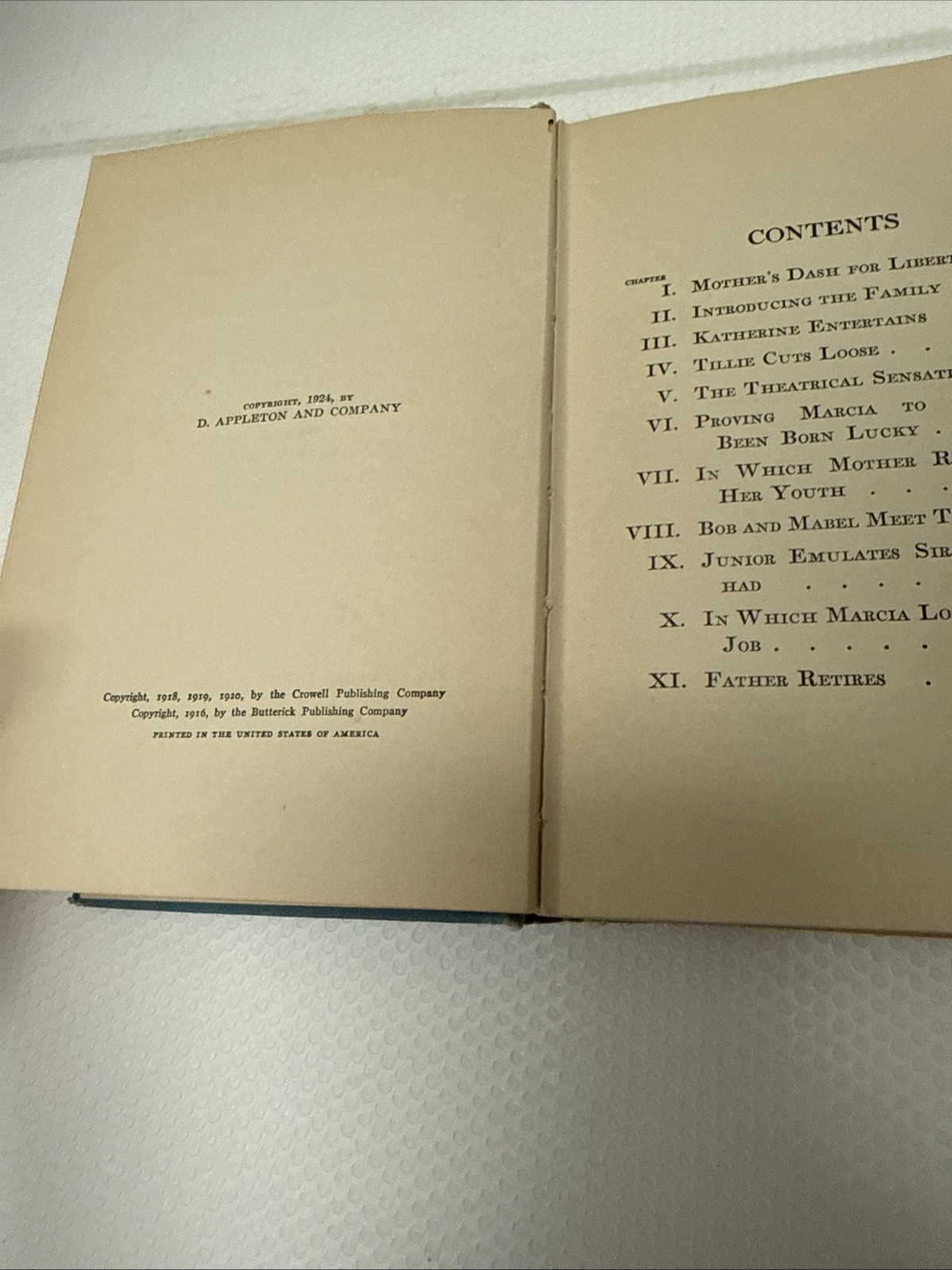 Mother Mason Bess Streeter Aldrich 1926 D. Appleton And Company HC Antique