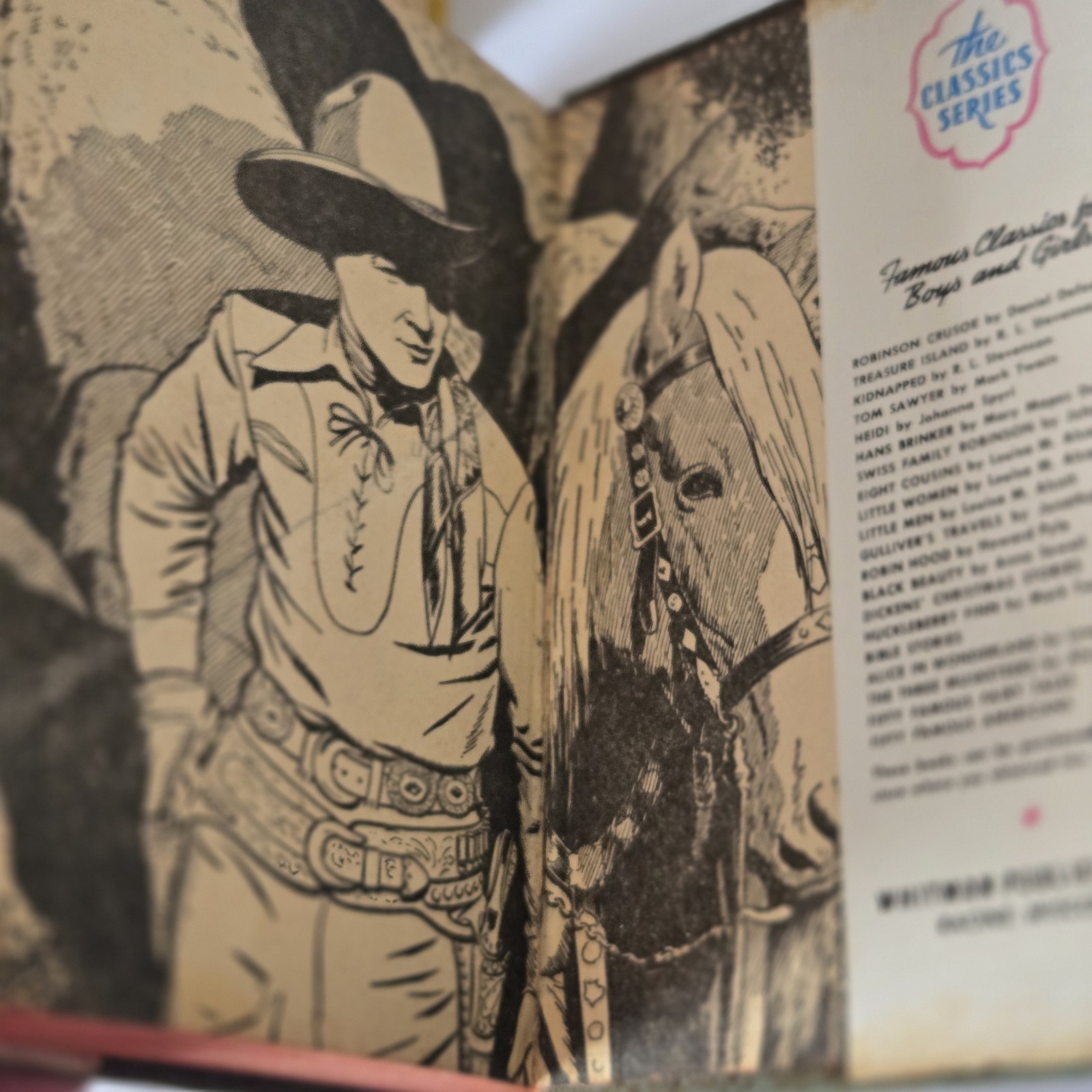 Roy Rogers and The Gopher Creek Gunman Whitman Publishing 1945 HCDJ Western