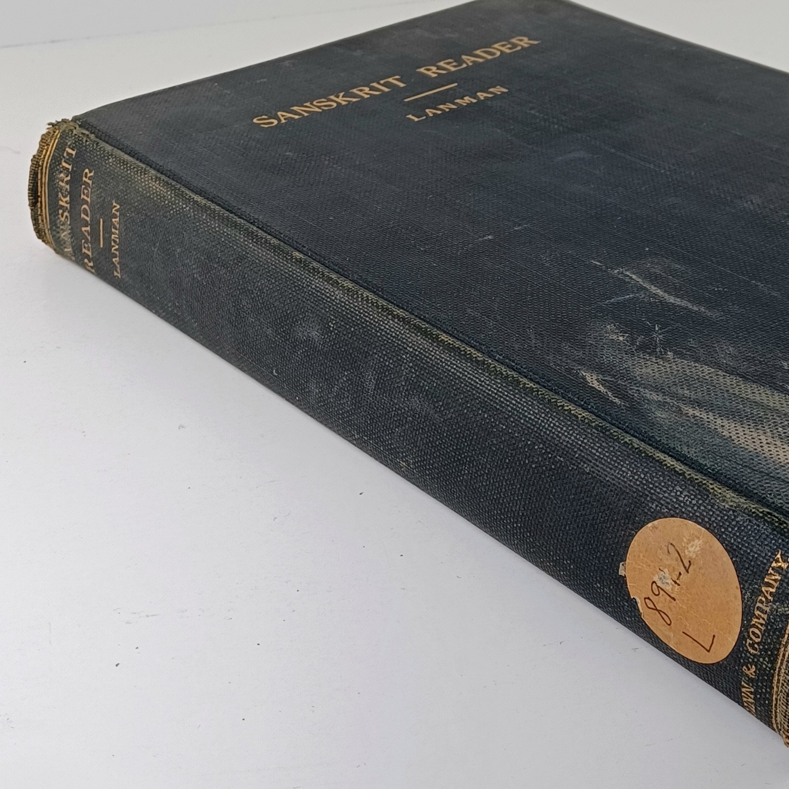 Sanskrit Reader : With Vocabulary And Notes Charles R. Lanman Hardcover 1898