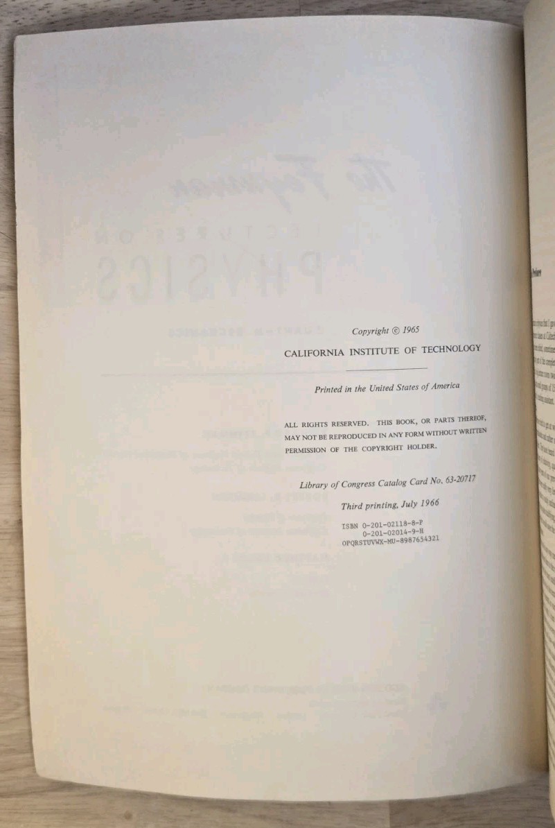 The Feynman Lectures on Physics Complete 3 Volume Set Lot Richard Feynman PB