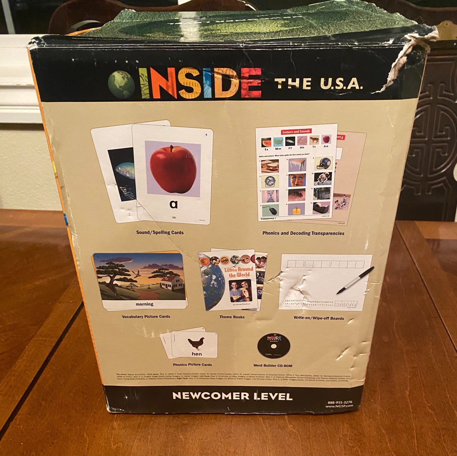National Geographic Inside The U.S.A. Newcomer Level ESL ELL Complete Teaching