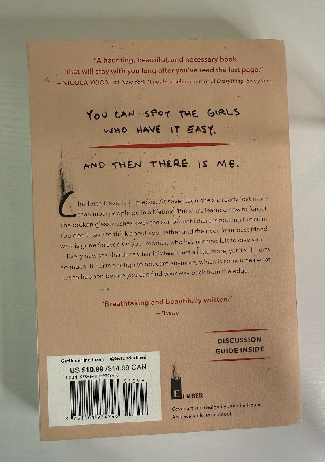 Girl in Pieces by Kathleen Glasgow Paperback Ember Discussion Guide Young Adult…