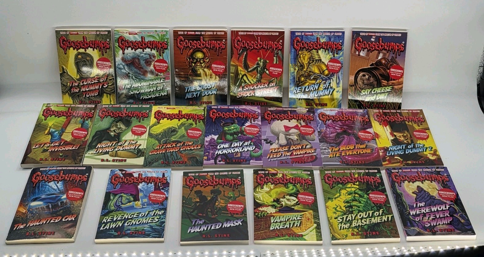 Goosebumps Book Lot Of 19 Paperback Miscellaneous 2015 VG R.L. Stine VG