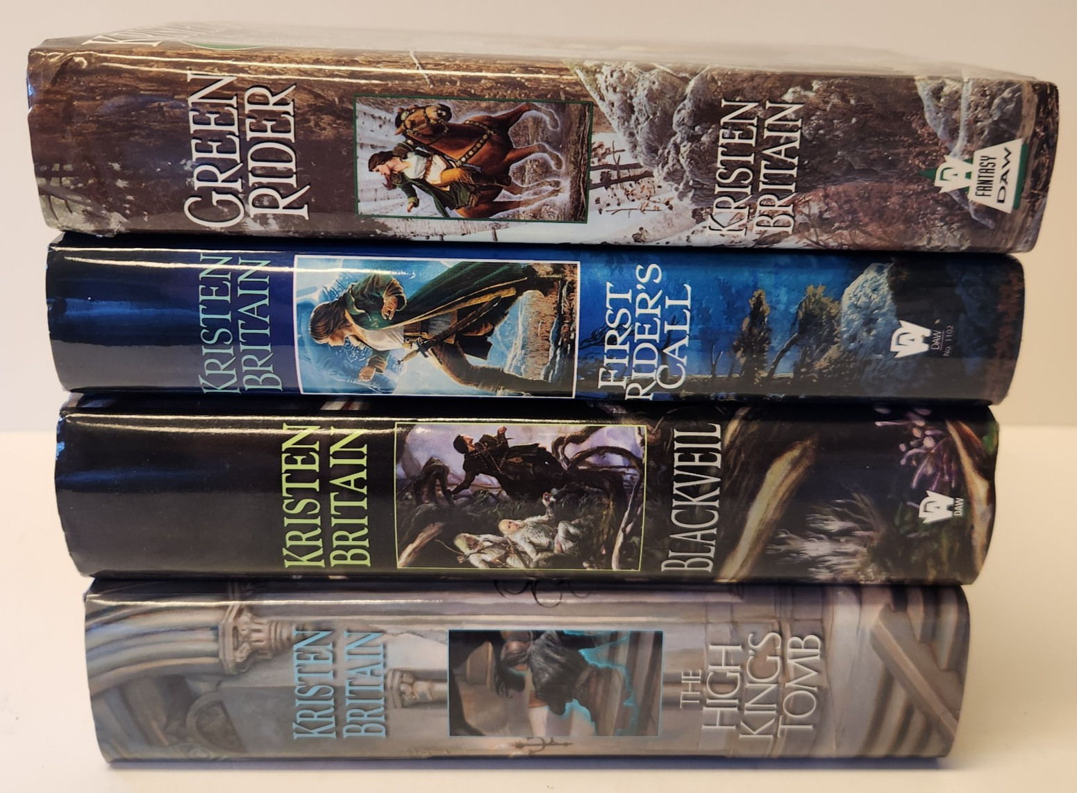 Kristen Britain Green Rider Book Lot of 4 Hardcover Fantasy Set 1-4 DAW BCE