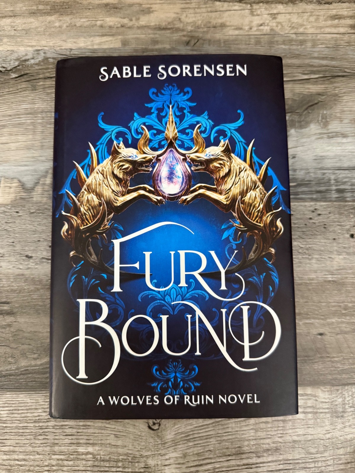 SIGNED Waterstones FURY BOUND Sable Sorensen SPRAYED EDGES UK 1st/1st