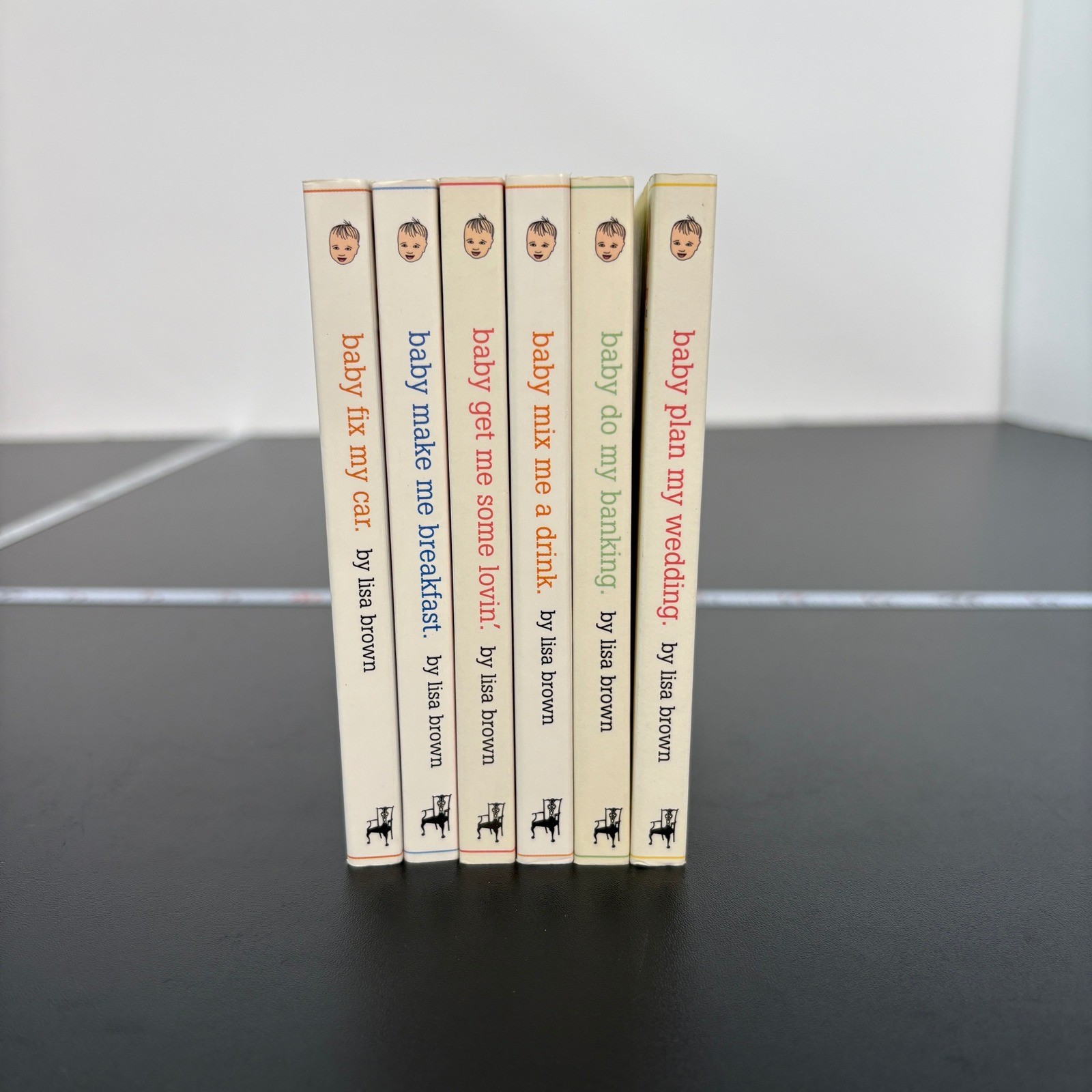 McSweeney’s Baby Be of Use Board Book Set Lisa Brown 6 Books Multicolor Humor