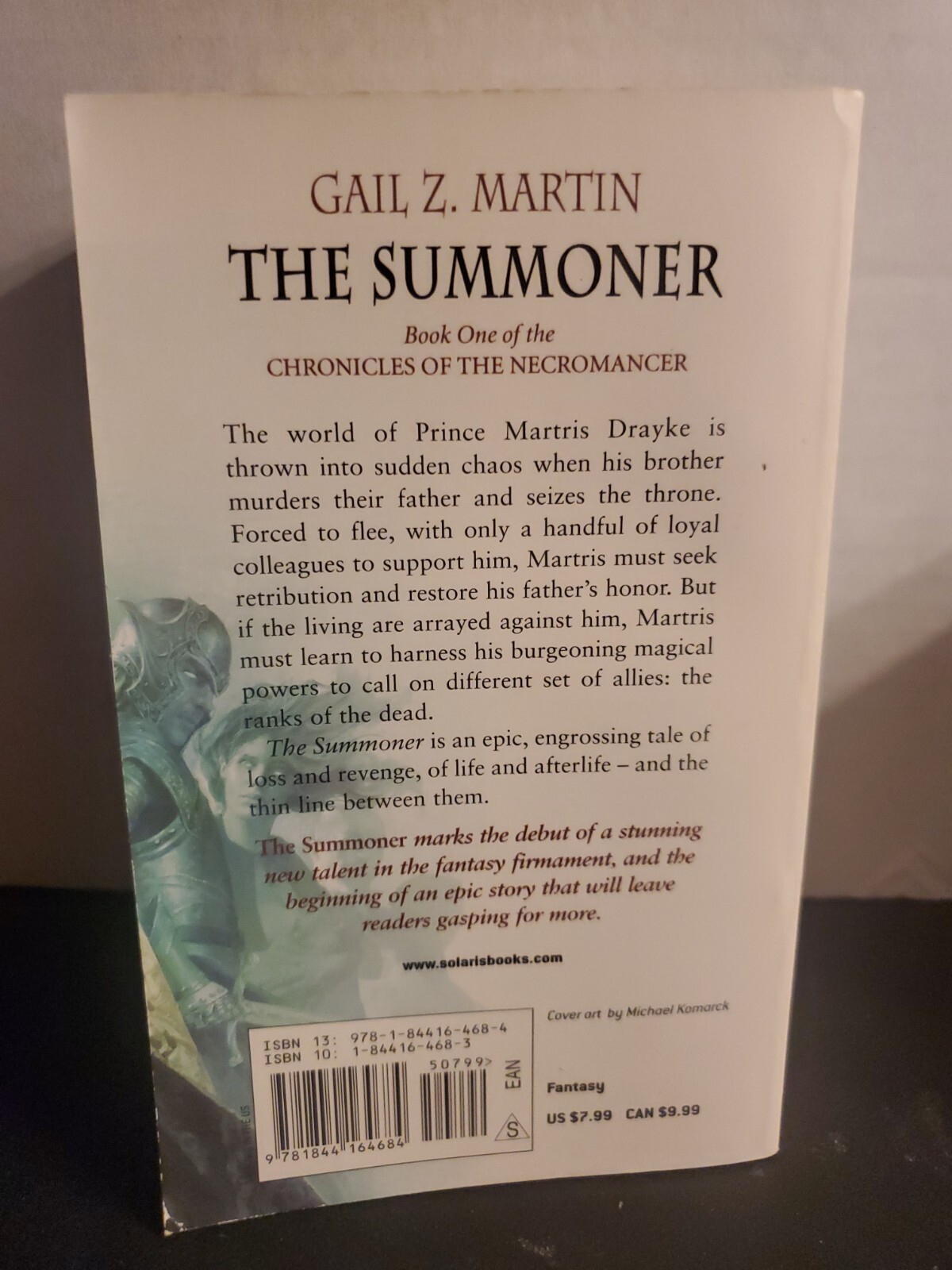 Neromancer #1: The Summoner by Gail Z. Martin (2007, Paperback)