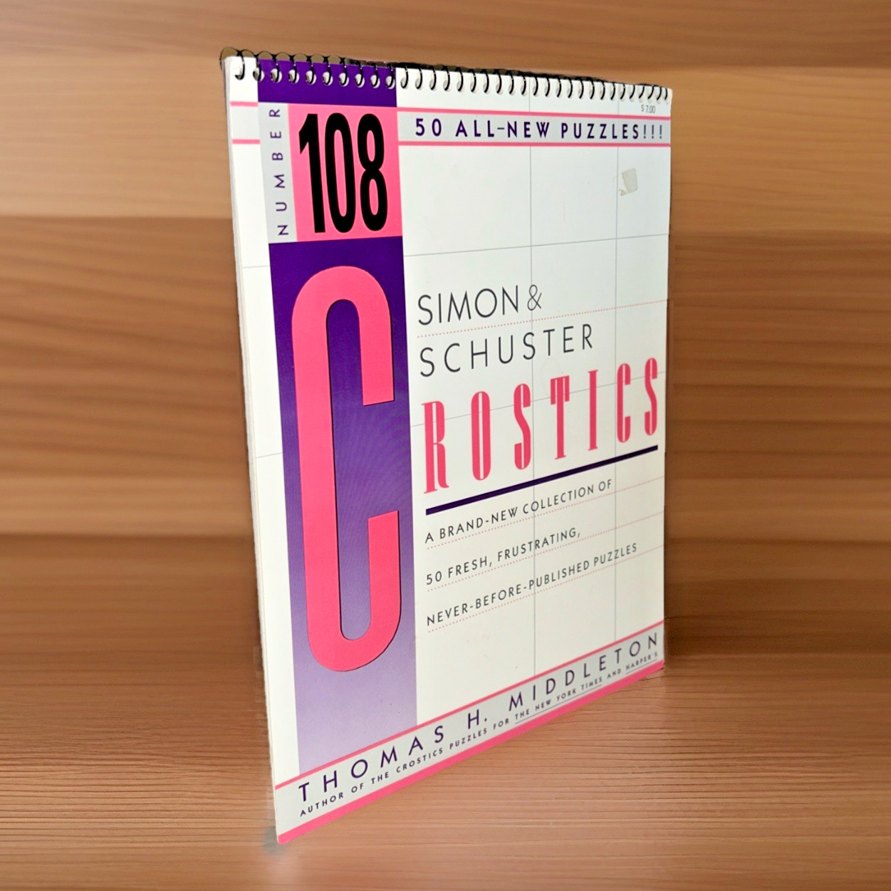 Simon and Schuster Crostics ~ #108 ~ Thomas Middleton ~ Unused