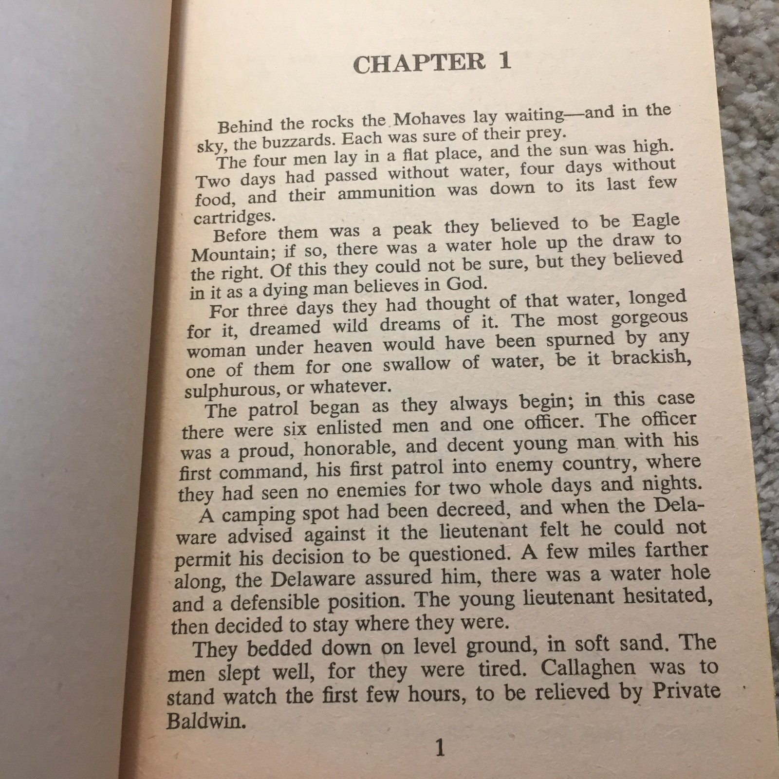 Callaghen Louis L’Amour 1977 Bantam Books Army Veteran’s Code Frontier Justice