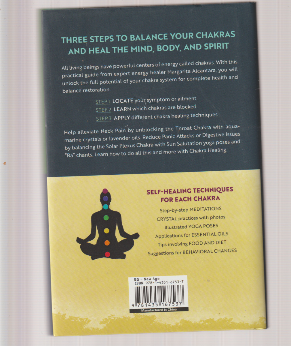Chakra Healing HB/DJ 2007 Fall River Press Margarita Alcantara Beginner’s Guide