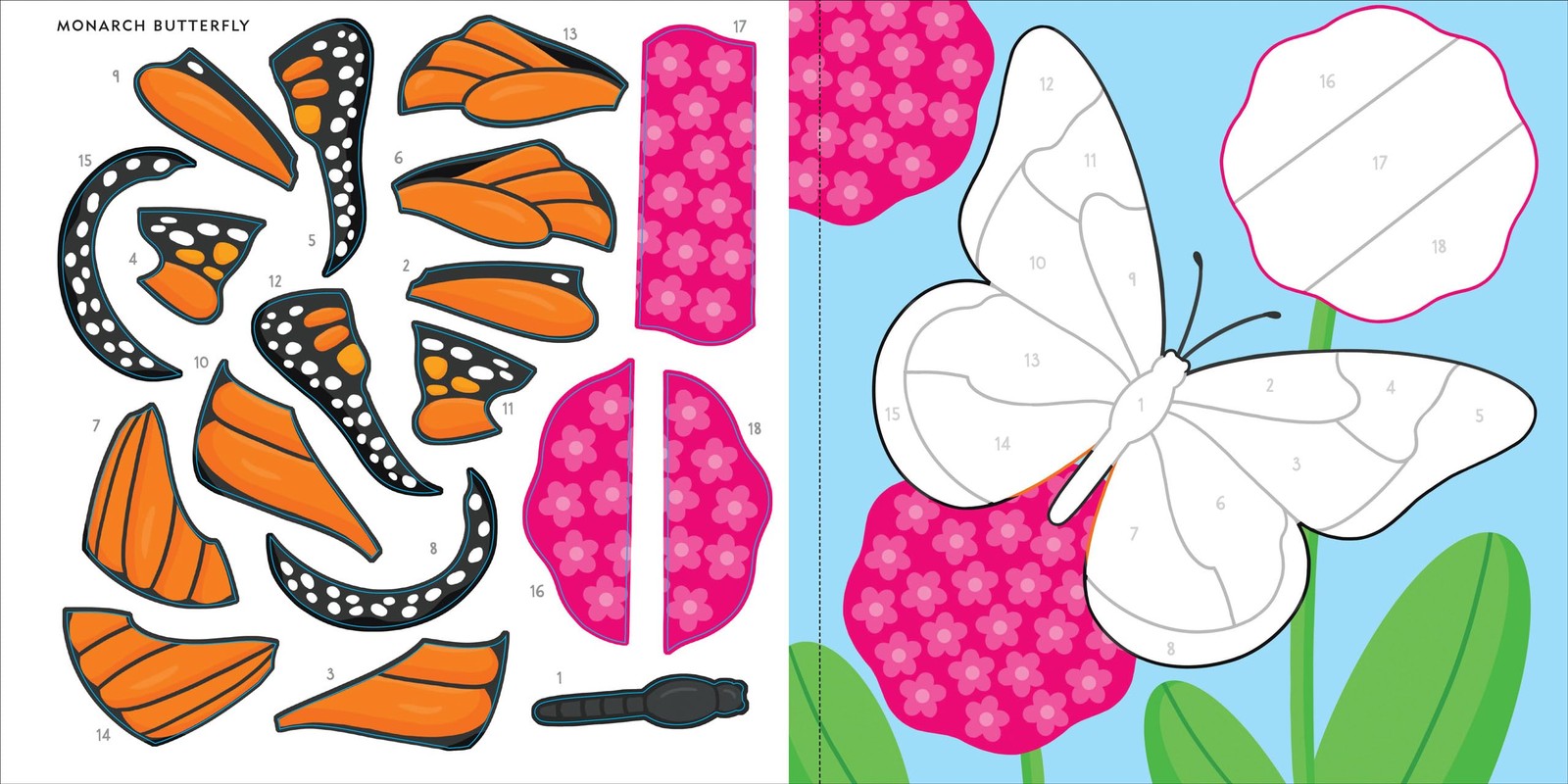 My First Color-By-Sticker Book – Butterflies & Bugs