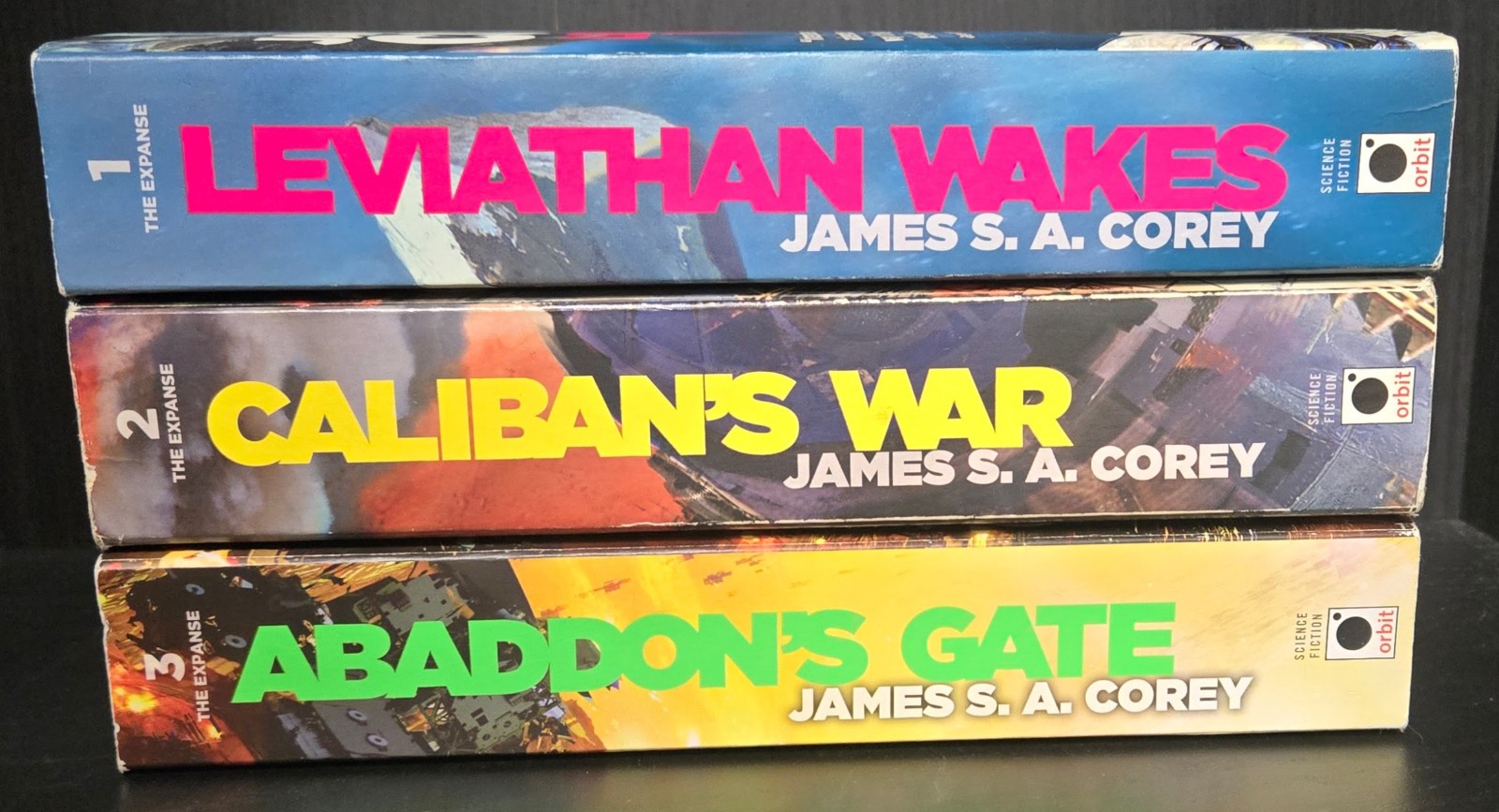 The Expanse book series 1-3 by James S. A. Corey – Trade Paperback