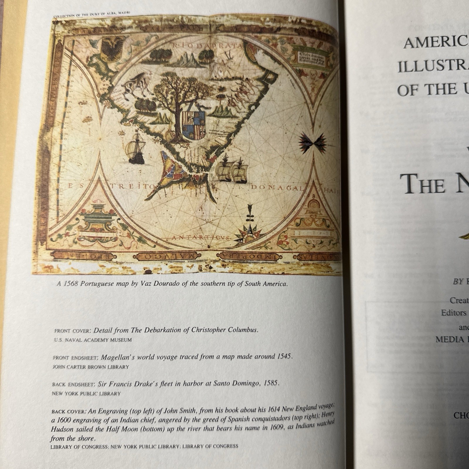 American Heritage Illustrated History of the U.S., Vol. 1: The New World, HC ’88