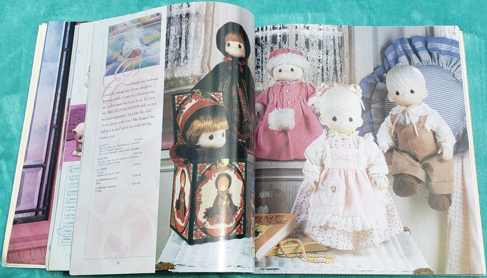 15th Anniversary Enesco Precious Moments Collection Jumbo Giftbook 156 Pages