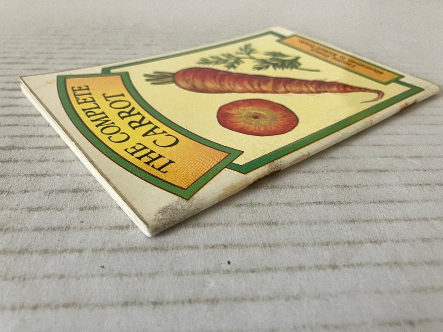 The Complete Carrot Caroline Francis 1981 First Ed Illustrated Mini Cookbook PB