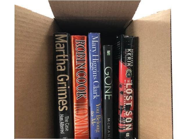 Lot of 9 Detective & Crime Thrillers – Hardcover Bestsellers