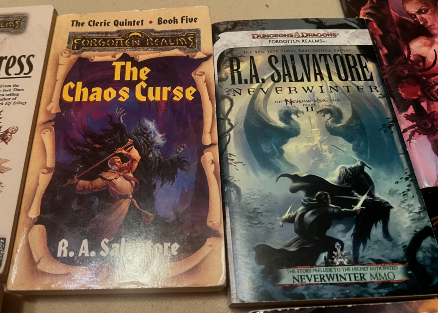 R. A. Salvatore Lot of 18 PBs HC Forgotten Realms DRIZZT Cleric LEGACY Demon
