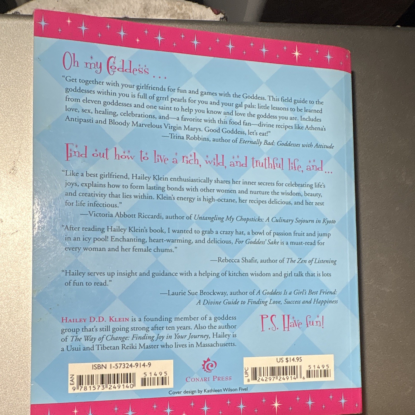 for goddess‘ sake hailey d.d. klein paperback 2004 conari illustrated