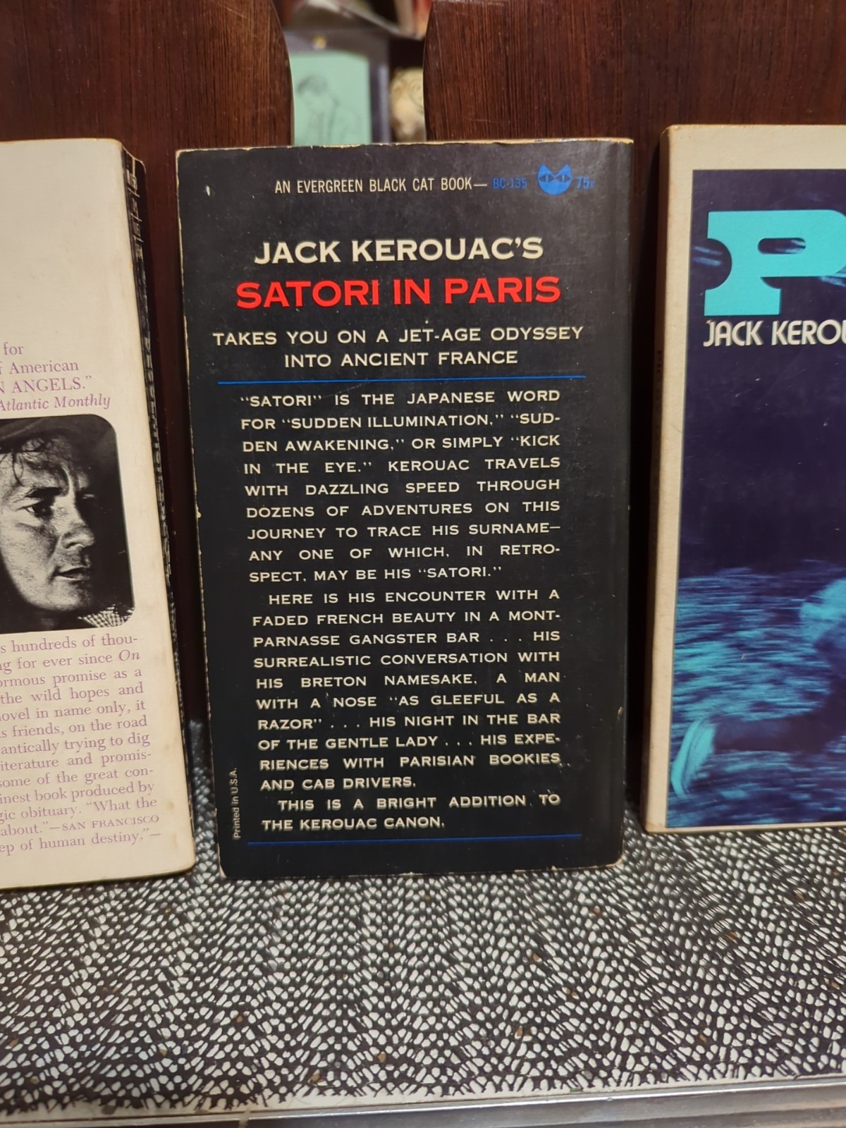 Jack Kerouac 1st Edition Paperback Lot Satori In Paris Desolation Angels & PIC