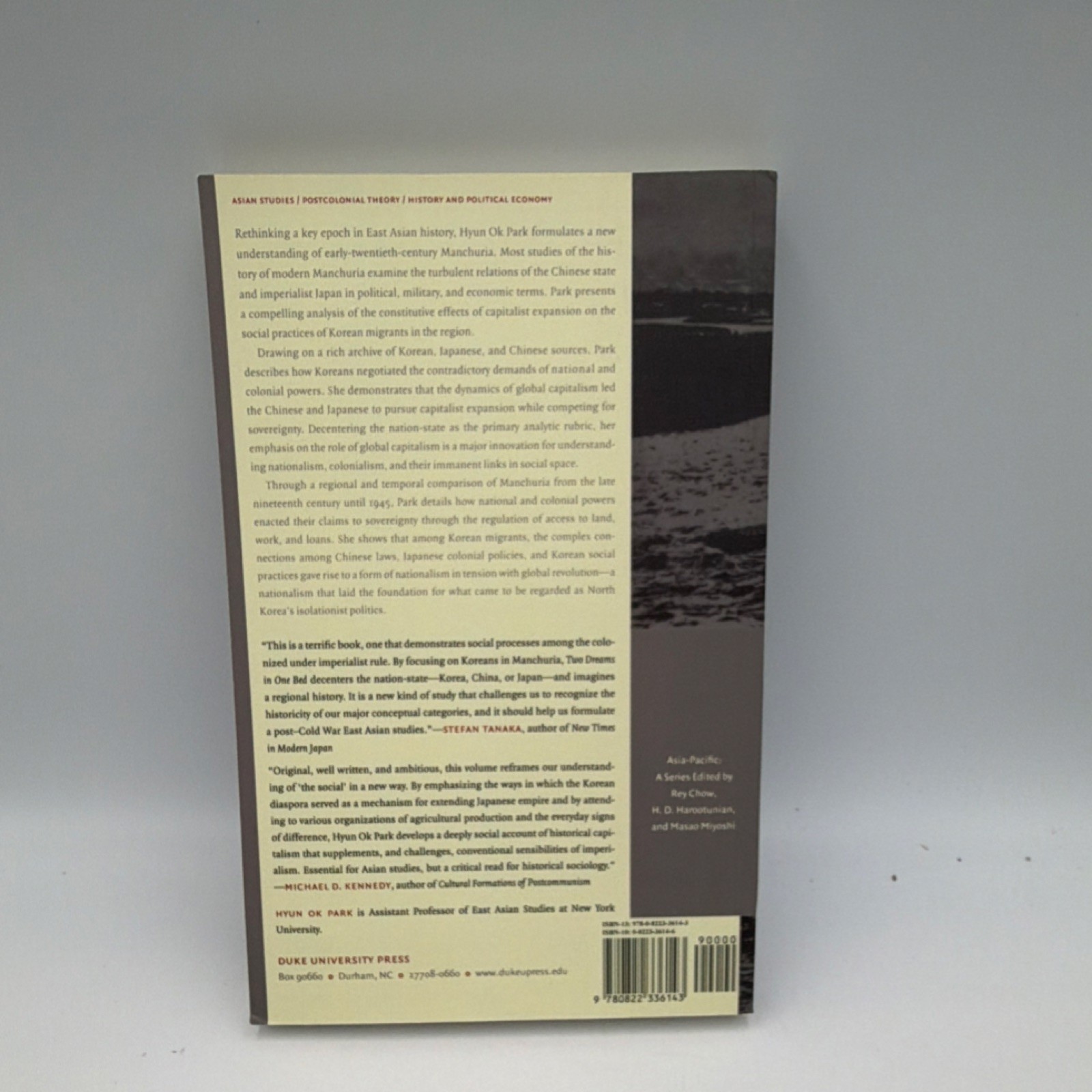 Duke University Press Two Dreams in One Bed Hyun Ok Park PB History Manchuria