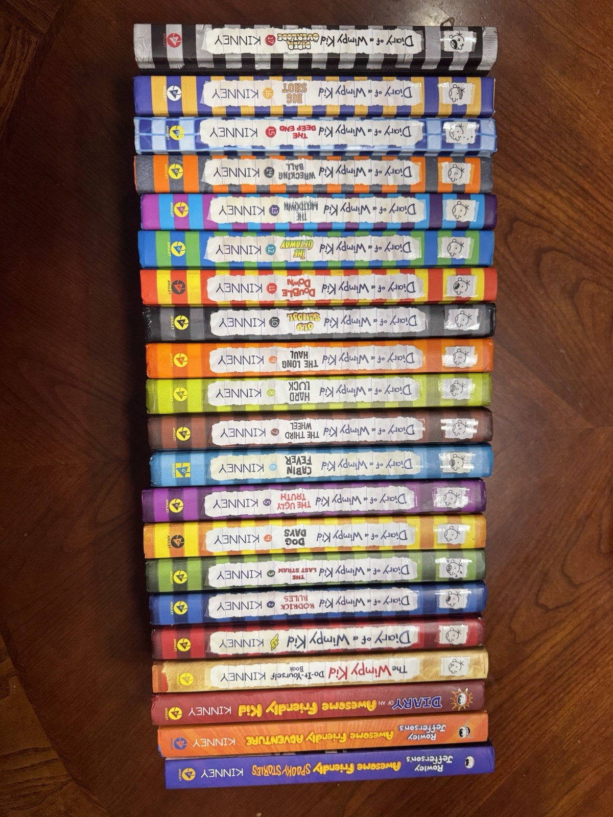 Diary of a Wimpy Kid by Jeff Kinney Hardcover Books 1-17 EXCELLENT CONDITION