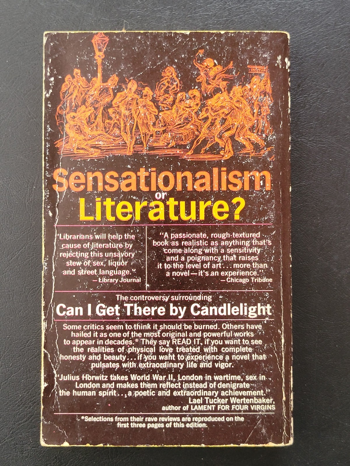 Can I Get There by Candlelight Julius Horwitz Bantam Edition 1965 Vintage